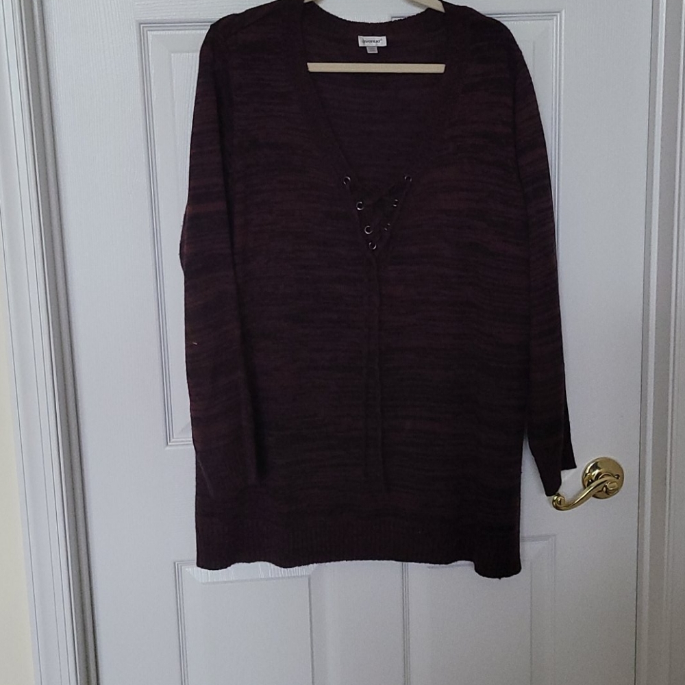 Burgundy sweater